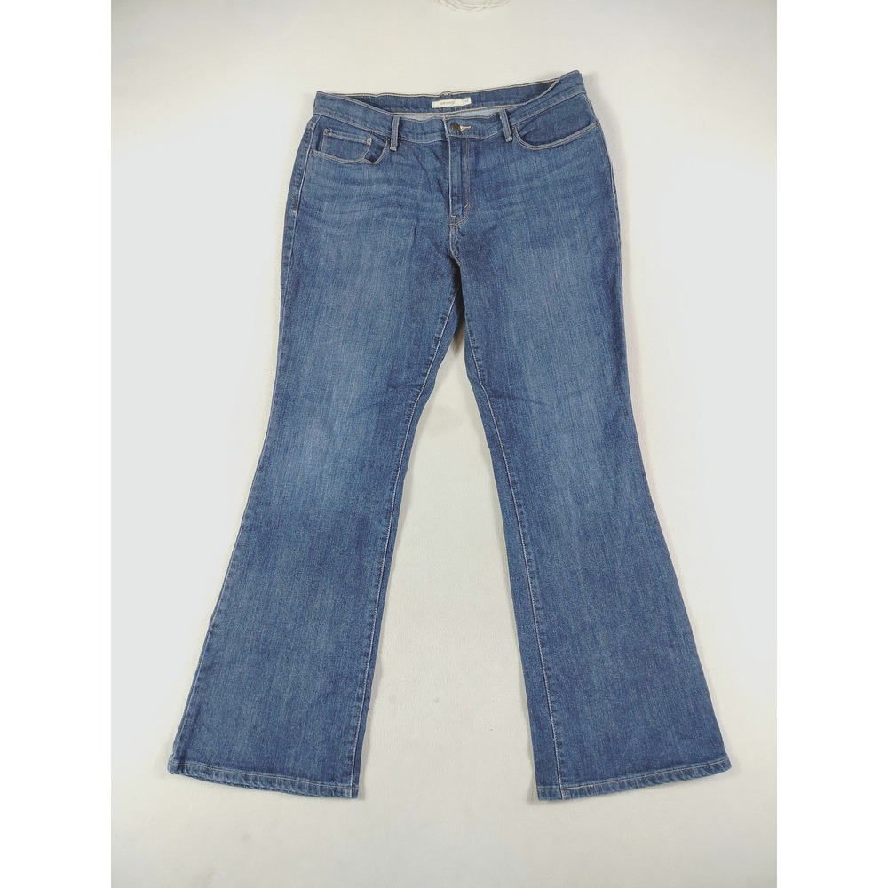 Levis 515 Bootcut Jeans Womens 14 Medium Blue Mid Rise Stretch Denim Westerncore